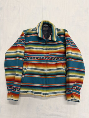 Pendleton Woolen Mills Western Wear Striped Wool Jacket XL